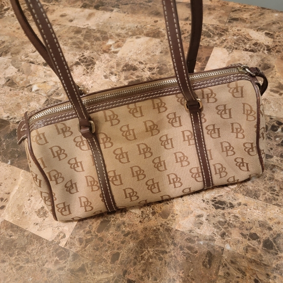 Dooney & Bourke Signature Canvas Barrel Bag - Picture 5 of 13